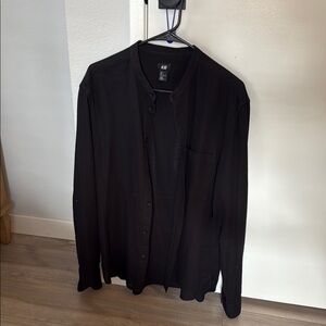H&M Men's Black button up